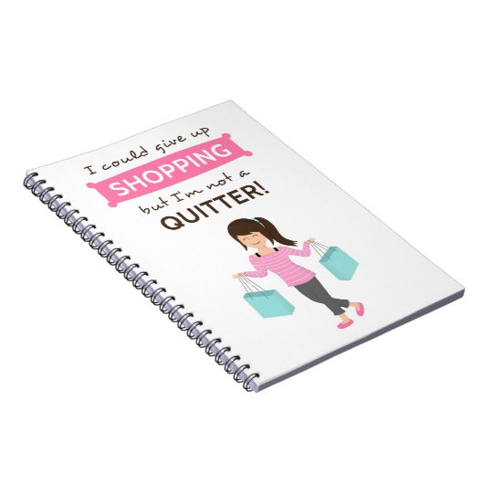 おもしろいなショッピングの引用文彼女のためのない憶病者 ノートブック (右側)