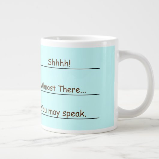 おもしろいなジャンボコーヒーはマグを目覚めます ジャンボコーヒーマグカップ (右)