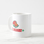 おもしろいなスイカ コーヒーマグカップ (正面左)