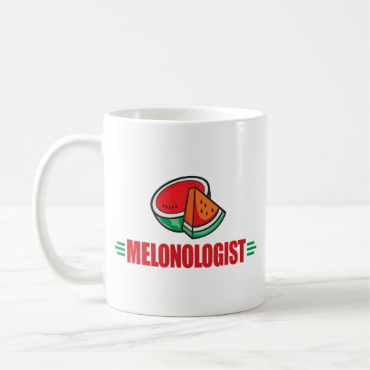 おもしろいなスイカ コーヒーマグカップ (左)