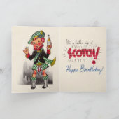 おもしろいなスコットランドのバースデー・カード カード (内部)
