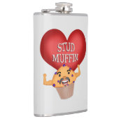 おもしろいなスタッドのマフィン フラスク (右)