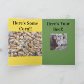 おもしろいなセントパトリックの日カード カード (内部)