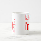 おもしろいなタイポグラフィの引用文は私によってが熱い私を吹きます コーヒーマグカップ (中央)