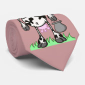 おもしろいなタイ"牛"漫画 ネクタイ (ロール)