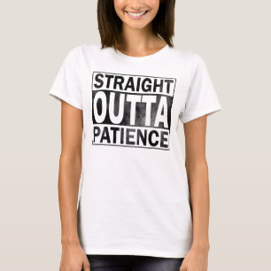 おもしろいなタンクトップ、Outtaのまっすぐな忍耐 Tシャツ