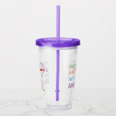 おもしろいなダイキリのカクテルの引用文 アクリルタンブラー (右)