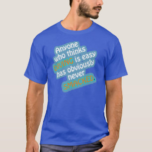 おもしろいなダイビングの引用文のTシャツ Tシャツ
