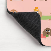 おもしろいなダックスフント マウスパッド (コーナー)