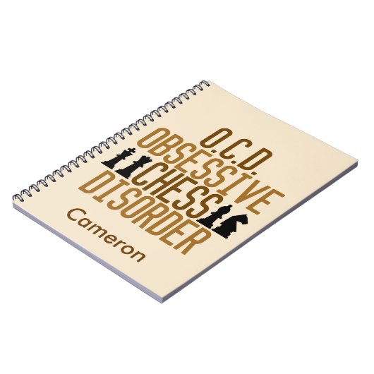 おもしろいなチェスのカスタム ノートブック (左側)