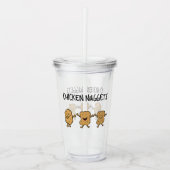 おもしろいなチキン・ナゲット アクリルタンブラー (正面)