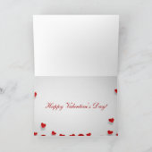 おもしろいなチョコレート恋人のバレンタインデー シーズンカード (内部)