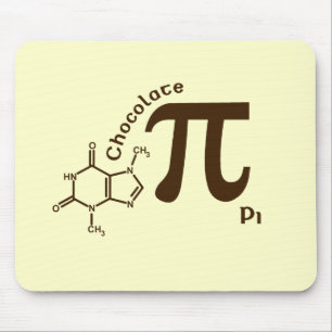 おもしろいなチョコレートPi日チョコレートPiマウスパッド マウスパッド