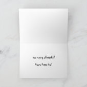 おもしろいなチータカードはあらゆる大事な行事のために、カスタマイズ シーズンカード (内部)