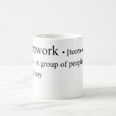 おもしろいなチームワークプロダクト コーヒーマグカップ (中央)