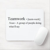 おもしろいなチームワークプロダクト マウスパッド (マウス)