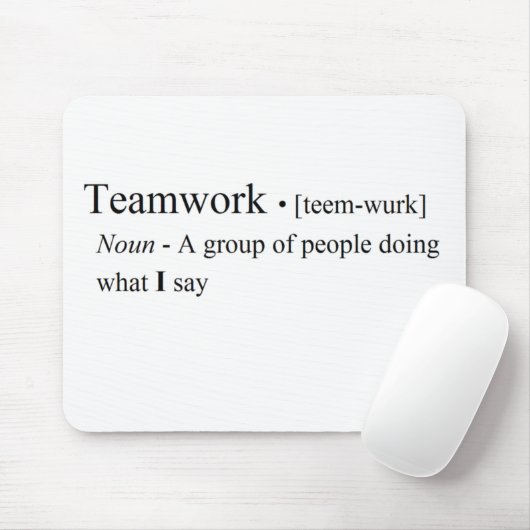 おもしろいなチームワークプロダクト マウスパッド (マウス)