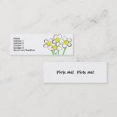 おもしろいなデイジーの名刺 スキニー名刺 (正面/裏面)