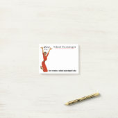 おもしろいなデータによって運転される学校の心理学者の付箋 ポストイット (デスク上)