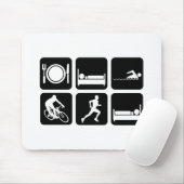 おもしろいなトライアスロン マウスパッド (マウス)