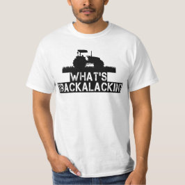 おもしろいなトラクターの農業の国はTrackalackinのである何 Tシャツ
