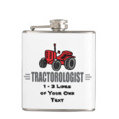おもしろいなトラクター愛 フラスク (正面)