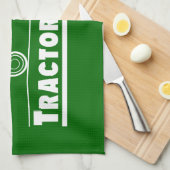 おもしろいなトラクター キッチンタオル (四つ折り)