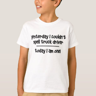 おもしろいなトラックの運転手 Tシャツ