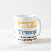 おもしろいなトランペットの冗談 コーヒーマグカップ (正面右)