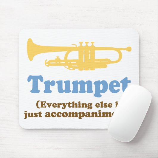 おもしろいなトランペットの冗談 マウスパッド (マウス)