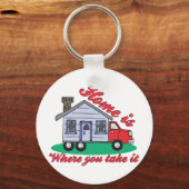 おもしろいなトレーラパークのワイシャツおよびギフト キーホルダー (正面)