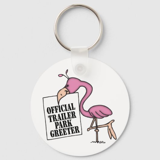 おもしろいなトレーラパークのワイシャツ キーホルダー (正面)