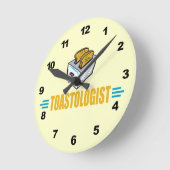 おもしろいなトースター ラウンド壁時計 (傾斜)