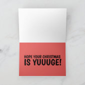 おもしろいなドナルド・トランプのクリスマスカード シーズンカード (内部)