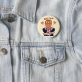 おもしろいなドナルド・トランプのバレンタインデーの小便テープ冗談 缶バッジ (インサイチュ)