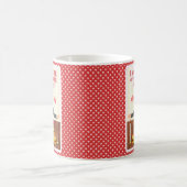 おもしろいなドナルド・トランプHamberdersの壁のバレンタインデー コーヒーマグカップ (中央)