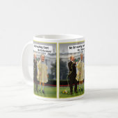 おもしろいなドナルド・トランプPutin Smocking銃の冗談 コーヒーマグカップ (正面左)