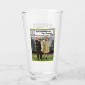 おもしろいなドナルド・トランプPutin Smocking銃の冗談 タンブラーグラス (裏面)