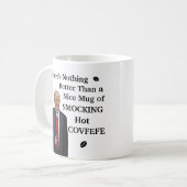 おもしろいなドナルド・トランプSmocking熱いCovfefeのタイプエラーの冗談 コーヒーマグカップ (正面左)