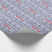 おもしろいなナースのギフトの包装紙のOhがらくた ラッピングペーパー (角)