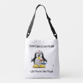 おもしろいなナースのトートバック クロスボディバッグ (裏面)