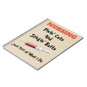 おもしろいなナースのノート ノートブック (左側)