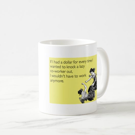 おもしろいなナースのマグ コーヒーマグカップ (正面右)