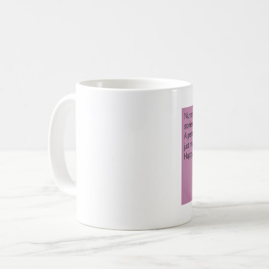 おもしろいなナースのマグ コーヒーマグカップ (正面左)