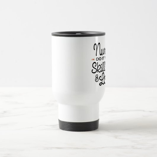 おもしろいなナースは技術及び愛とのそれをします トラベルマグ (中央)