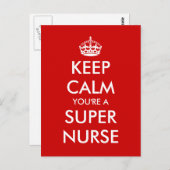 おもしろいなナース週の看護日の郵便はがき ポストカード (正面/裏面)