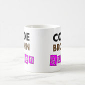 おもしろいなナース"コードブラウンの女王"のギフト コーヒーマグカップ (中央)