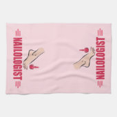 おもしろいなネイルアーチスト キッチンタオル (横)