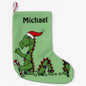 おもしろいなネス湖モンスターのクリスマスのストッキング スモールクリスマスストッキング (正面)