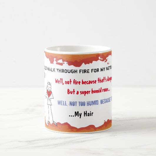 おもしろいなネットボールのチーム引用文のコーヒー・マグ コーヒーマグカップ (中央)